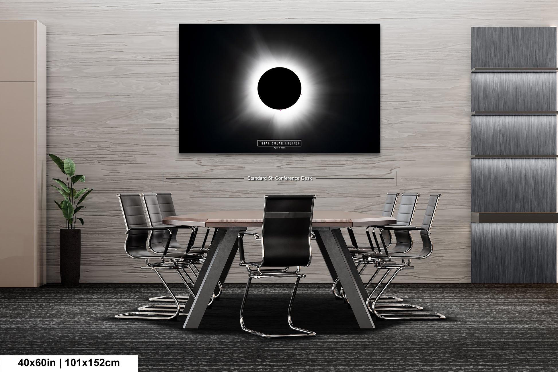 a black and white photo of a table and chairs