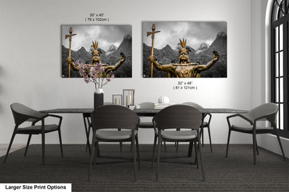 a dining room with a table and chairs