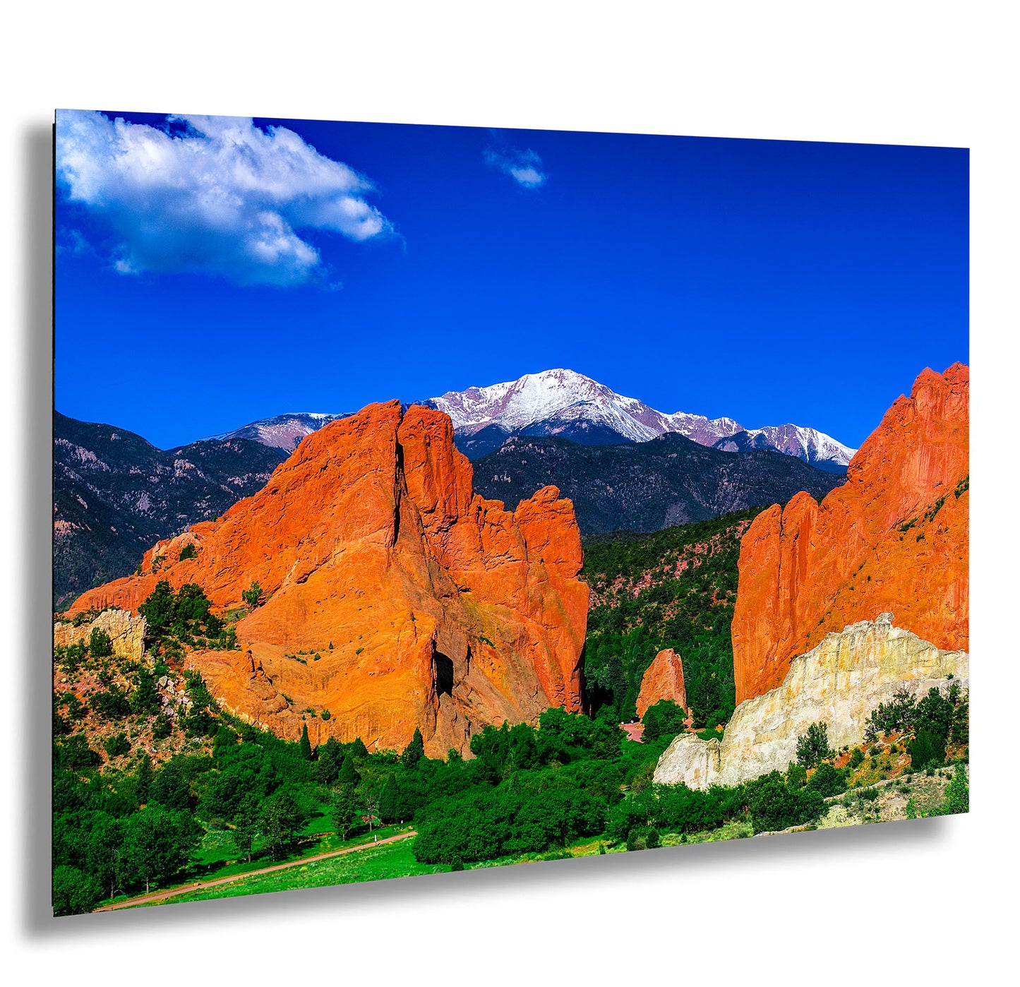 Garden of the god's picture, Pikes Peak print, Colorado Springs canvas, Colorado Springs wall art, 