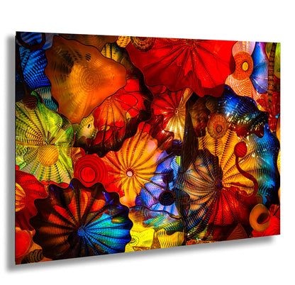 Color Glass Flowers Print, Chihuly Glass Wall Art, Home Decoration, House Warming Gift, Interior Design Ideas, Abstract Art, Urban Art