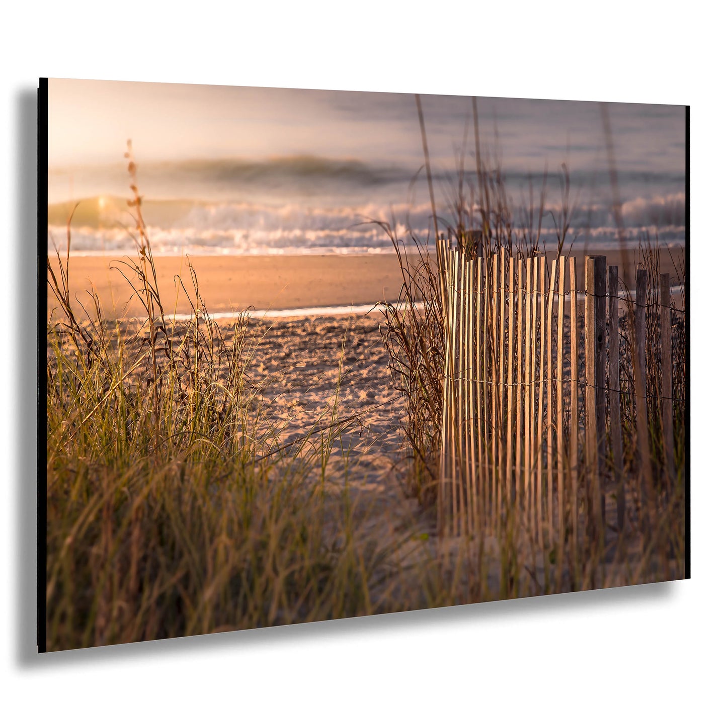 Beach Photo Canvas Print Carolina Coastal Canvas Print Sand Ocean View Decor Framed Myrtle Beach Sand Dunes Acrylic HD Metal