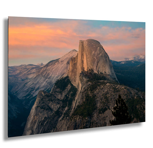 Yosemite National Park, Half Dome Sunset, California Mountain Landscape Print, Wall Decor for Home,Living Room, Bedroom, and Office