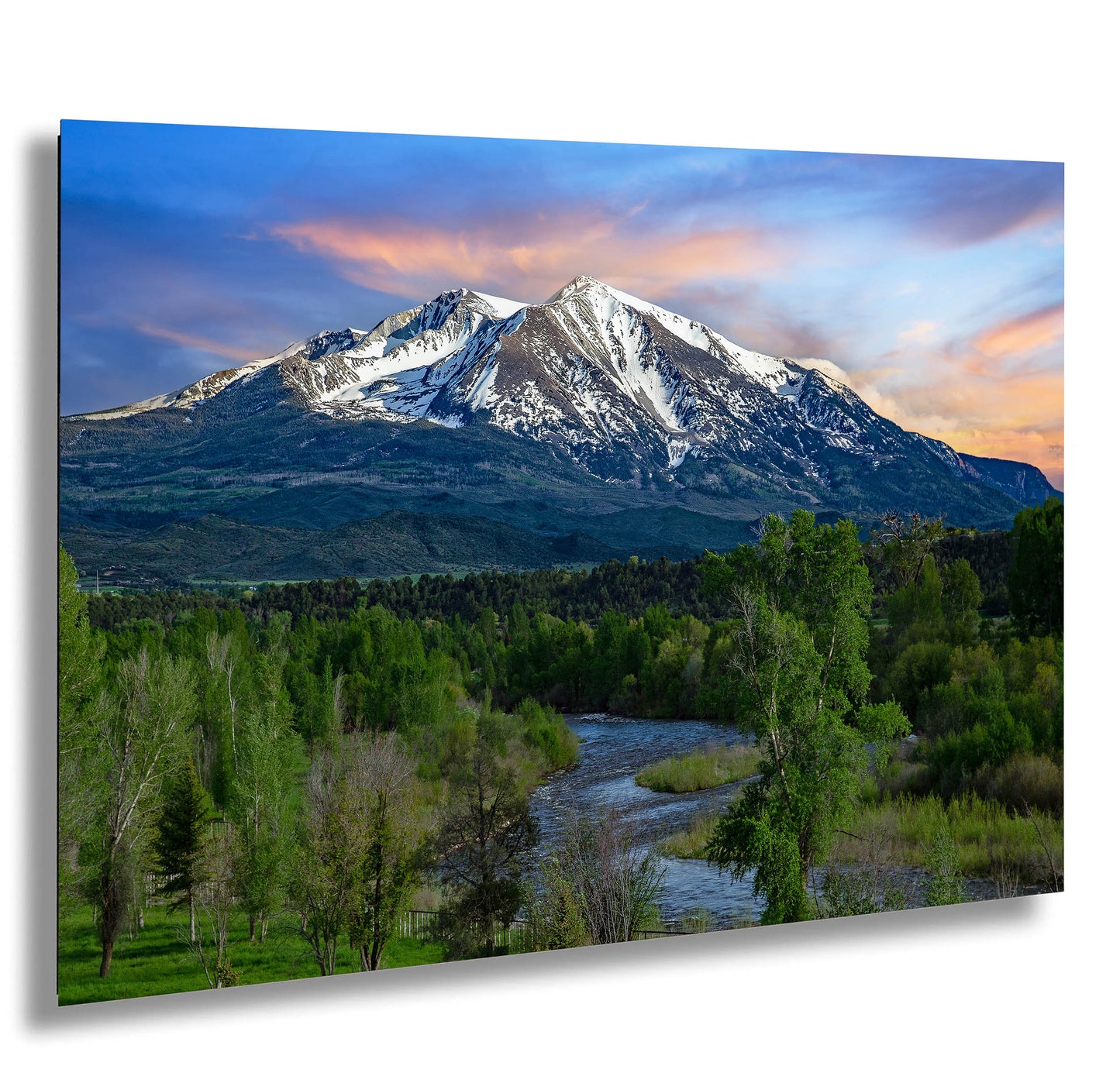 Mt. Sopris landscape picture, Aspen Colorado, Carbondale Colorado, Mount Sopris, Colorado wall art, mountain wall art, man cave art