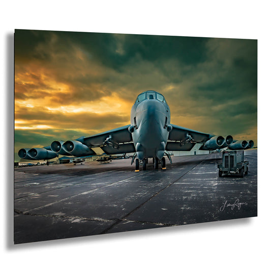 Boeing B-52H Stratofortress, "Let Freedom Ring," US Air Force, Wall Art Print, Paper, Canvas, Metal, and Acrylic, Office, Dorm, Living Room