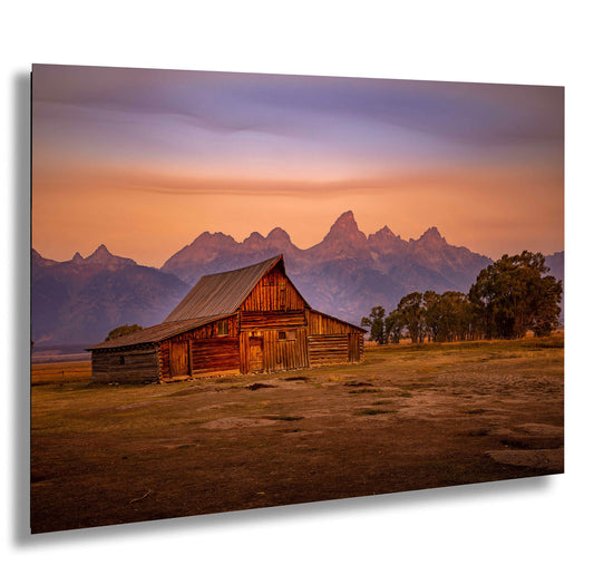 Thomas Alma Moulton Barn. Grand Teton NP. Fine art Canvas/Metal/Acrylic/Photo Print Wall Art Office Home Decorations Ready to hang