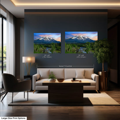 Mt. Sopris landscape picture, Aspen Colorado, Carbondale Colorado, Mount Sopris, Colorado wall art, mountain wall art, man cave art