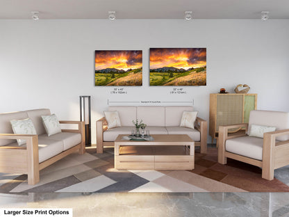 Boulder Flatirons Sunset, Photo, Wall Art, Boulder, Colorado, Canvas Print, Wall Decor, Metal Print, CU Buffs, Mountains