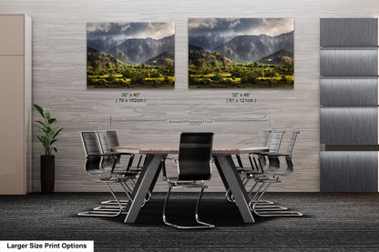 Clearing Storm over Mountain Valley / Sunland-Tujunga /  large canvas wall art