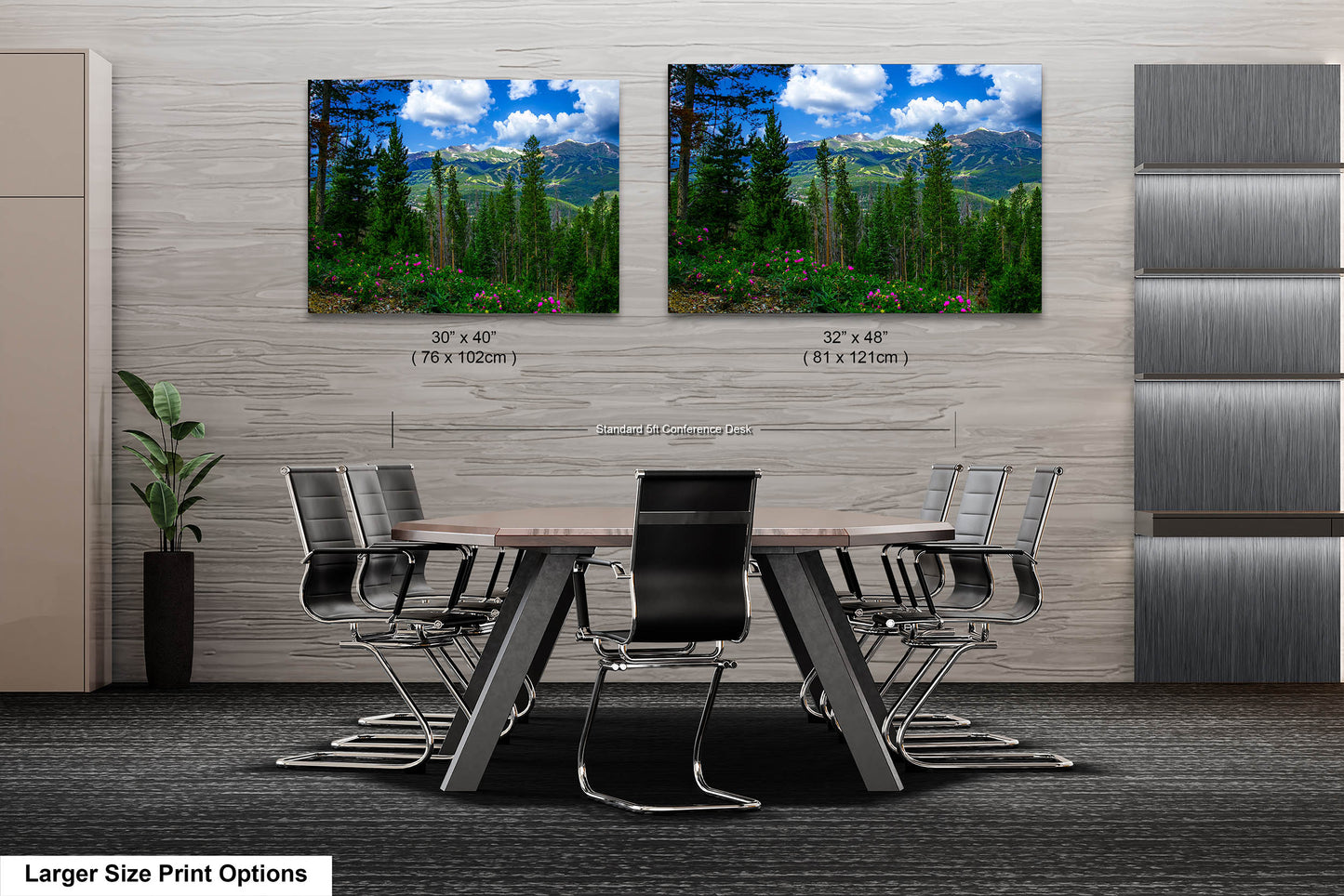 Breckenridge Colorado summertime picture, Breckenridge wall art, wildflowers of Colorado, mountain wall art, extra large wall art