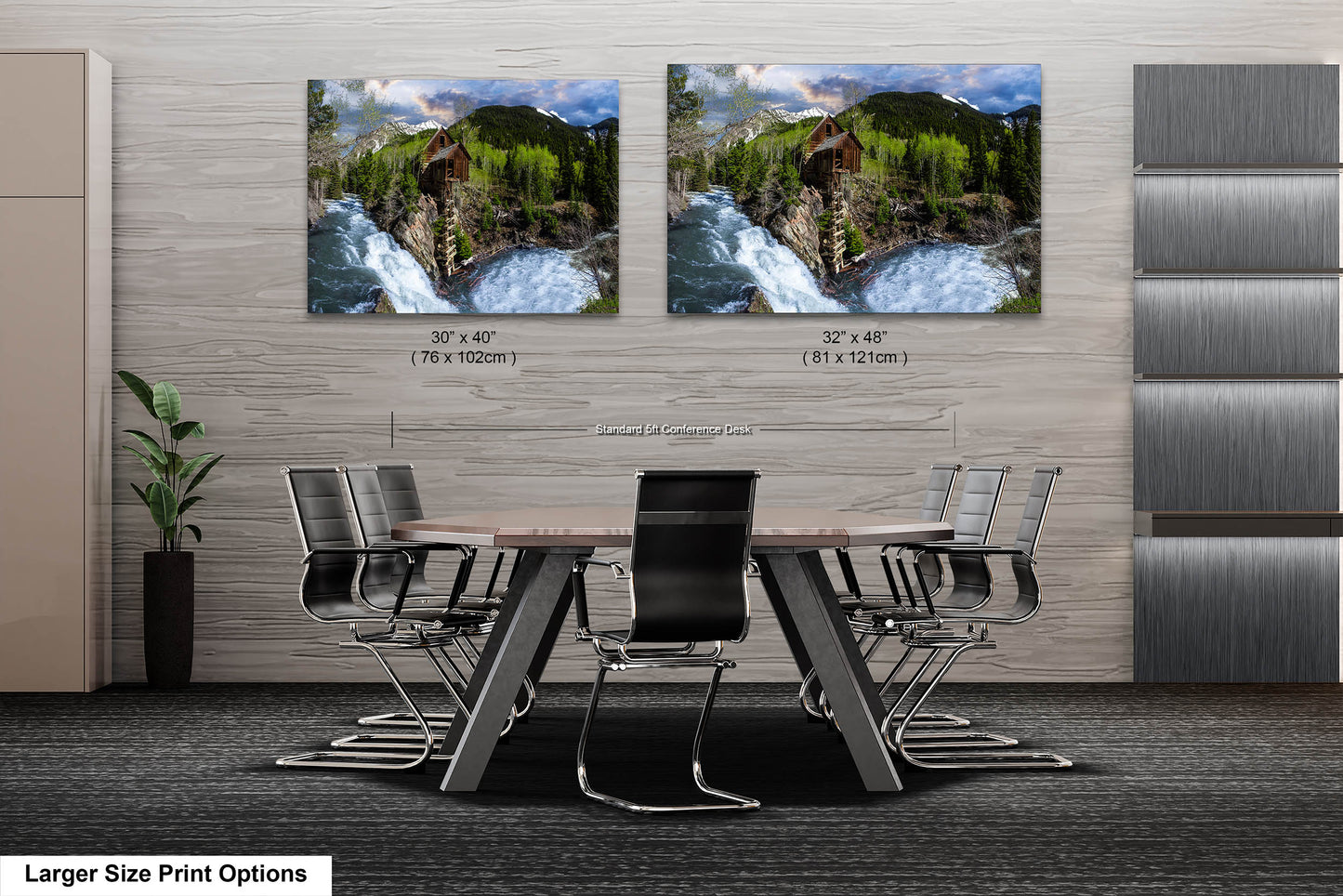 Crystal Mill landscape picture, Aspen Colorado, Carbondale Colorado, Crystal Mill in spring, Colorado wall art, mountain wall art, man cave