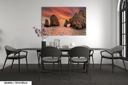 Cabo Arch Print, Cabo Arch canvas, Cabo San Lucas Photograph, Pacific Arch, Land's End Arch, Seascape,