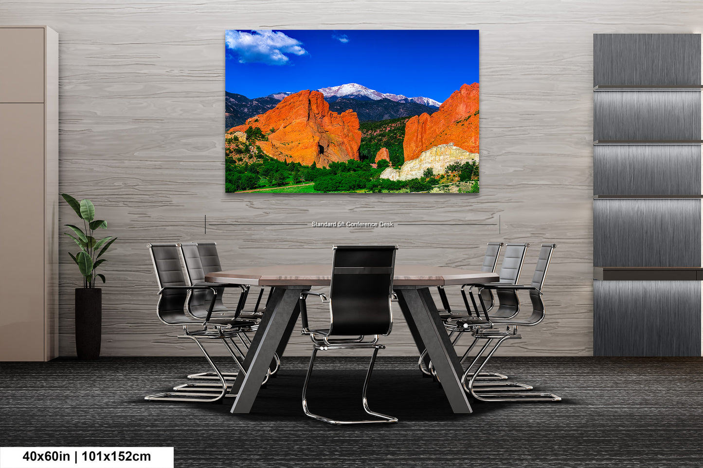 Garden of the god's picture, Pikes Peak print, Colorado Springs canvas, Colorado Springs wall art, 