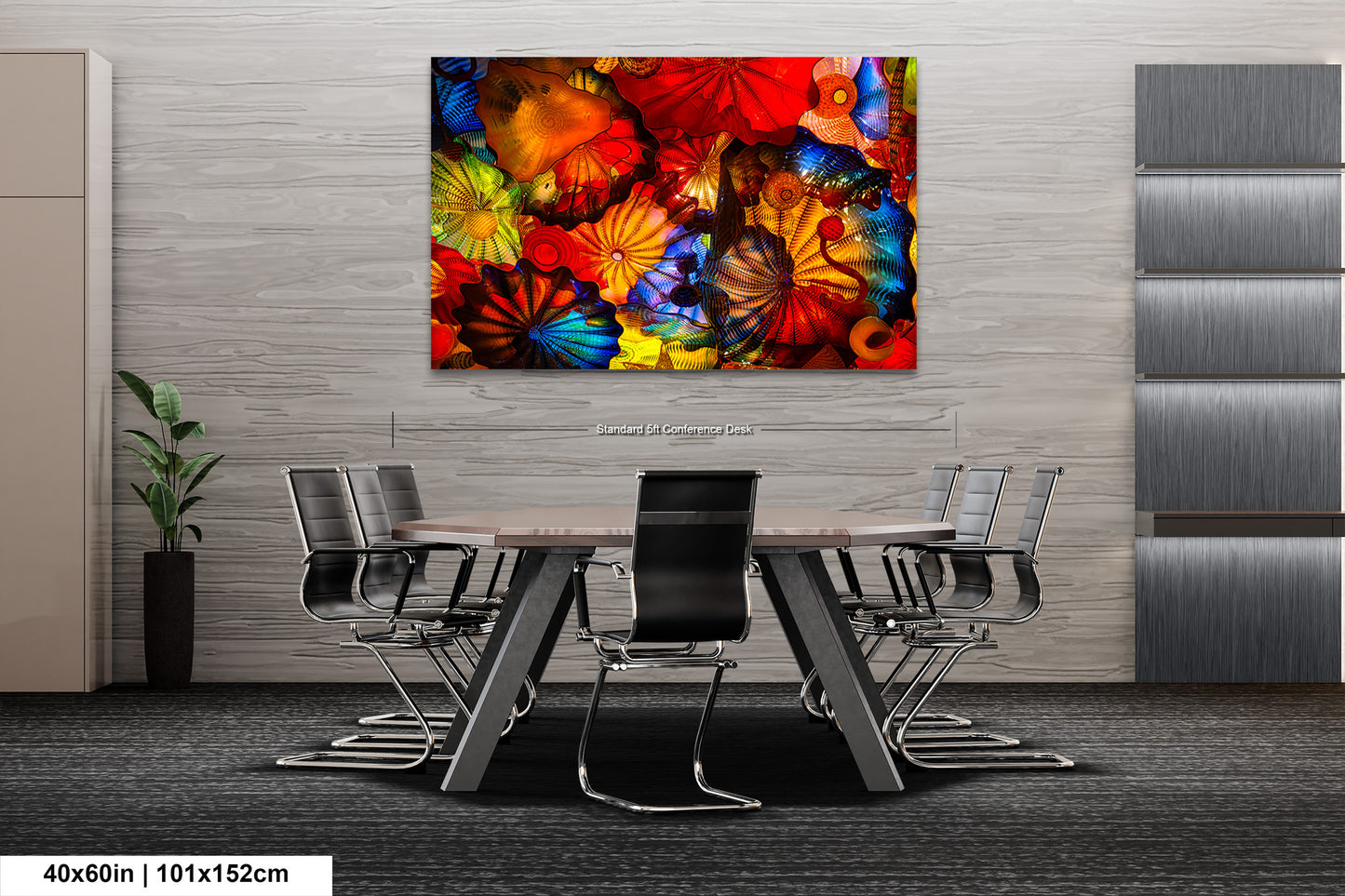 Color Glass Flowers Print, Chihuly Glass Wall Art, Home Decoration, House Warming Gift, Interior Design Ideas, Abstract Art, Urban Art