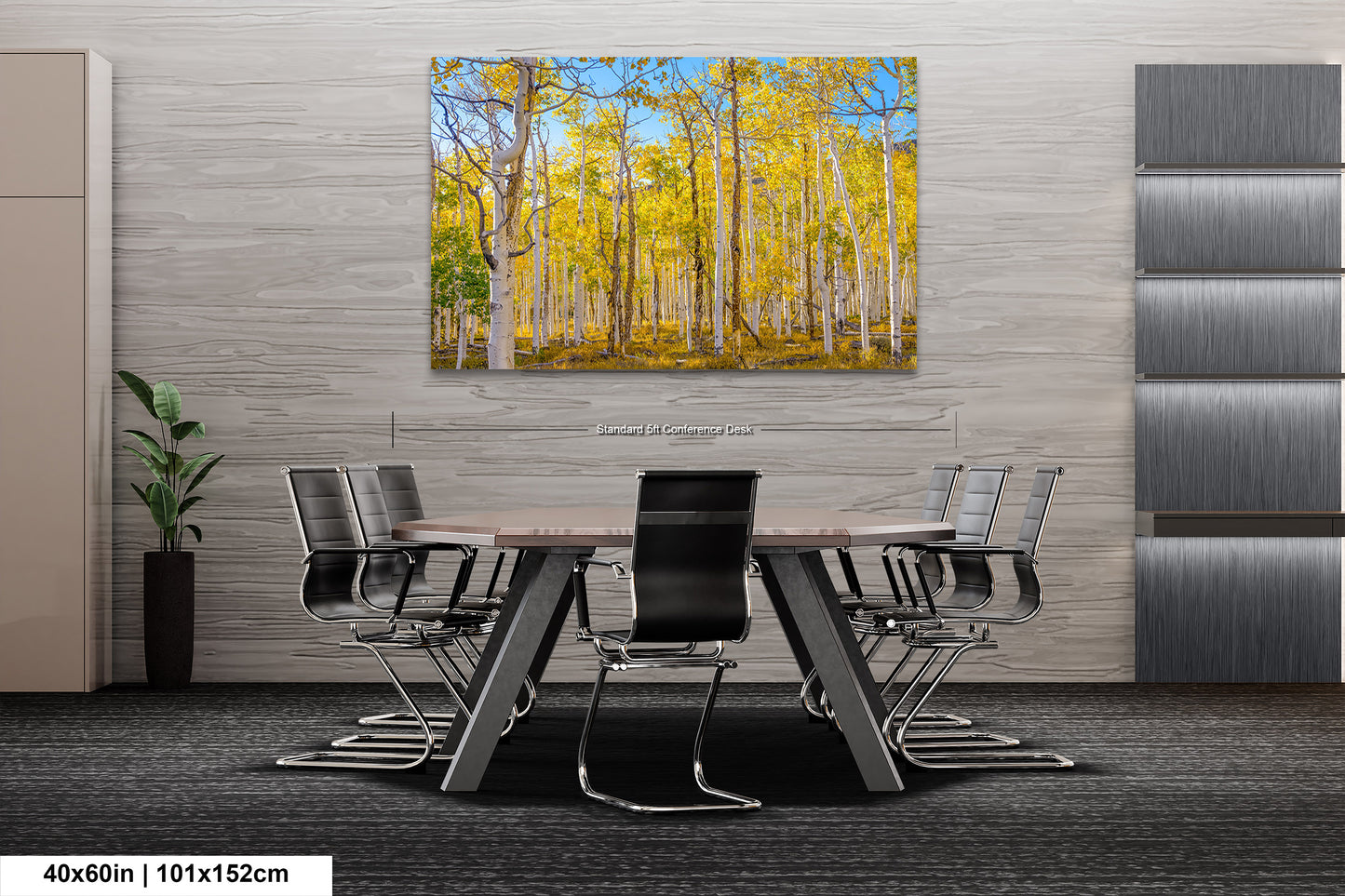 Fall Aspen Trees Wall Art, Pando / Birch Tree / Large Forest Print Nature / Canvas Wall Decor / Acrylic / Metal / Photography