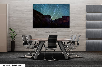 Tunnel View and the Stars, , Yosemite National Park, California
