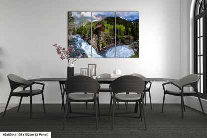 Crystal Mill landscape picture, Aspen Colorado, Carbondale Colorado, Crystal Mill in spring, Colorado wall art, mountain wall art, man cave