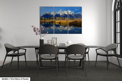 Grand Teton art, Wyoming art, Tetons canvas, Teton National park, Yellowstone national park, Grand Tetons photography, mountain wall art