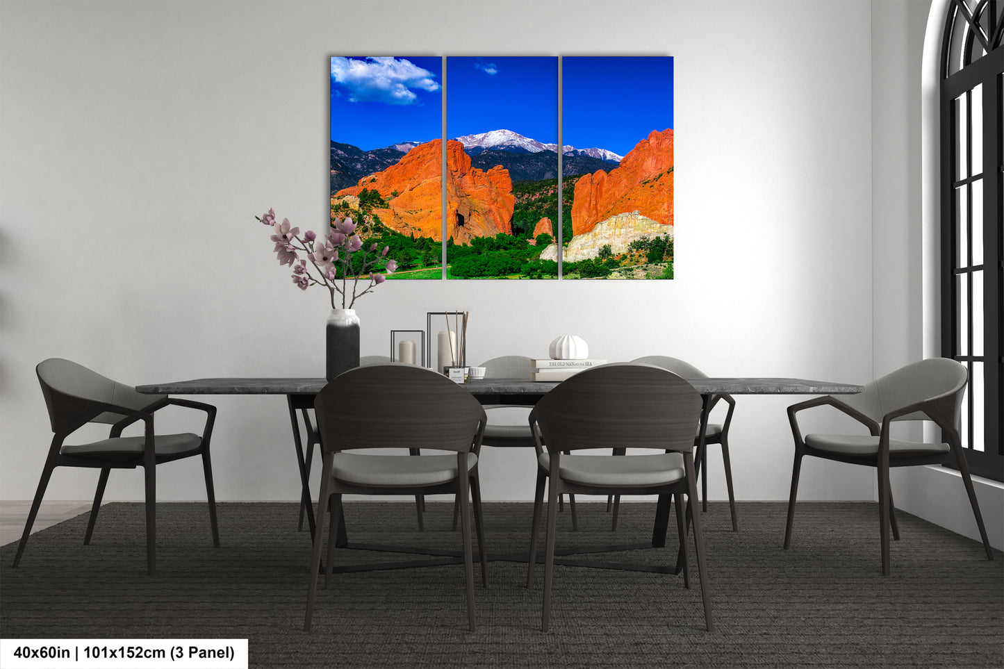 Garden of the god's picture, Pikes Peak print, Colorado Springs canvas, Colorado Springs wall art, 