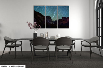 Tunnel View and the Stars, , Yosemite National Park, California