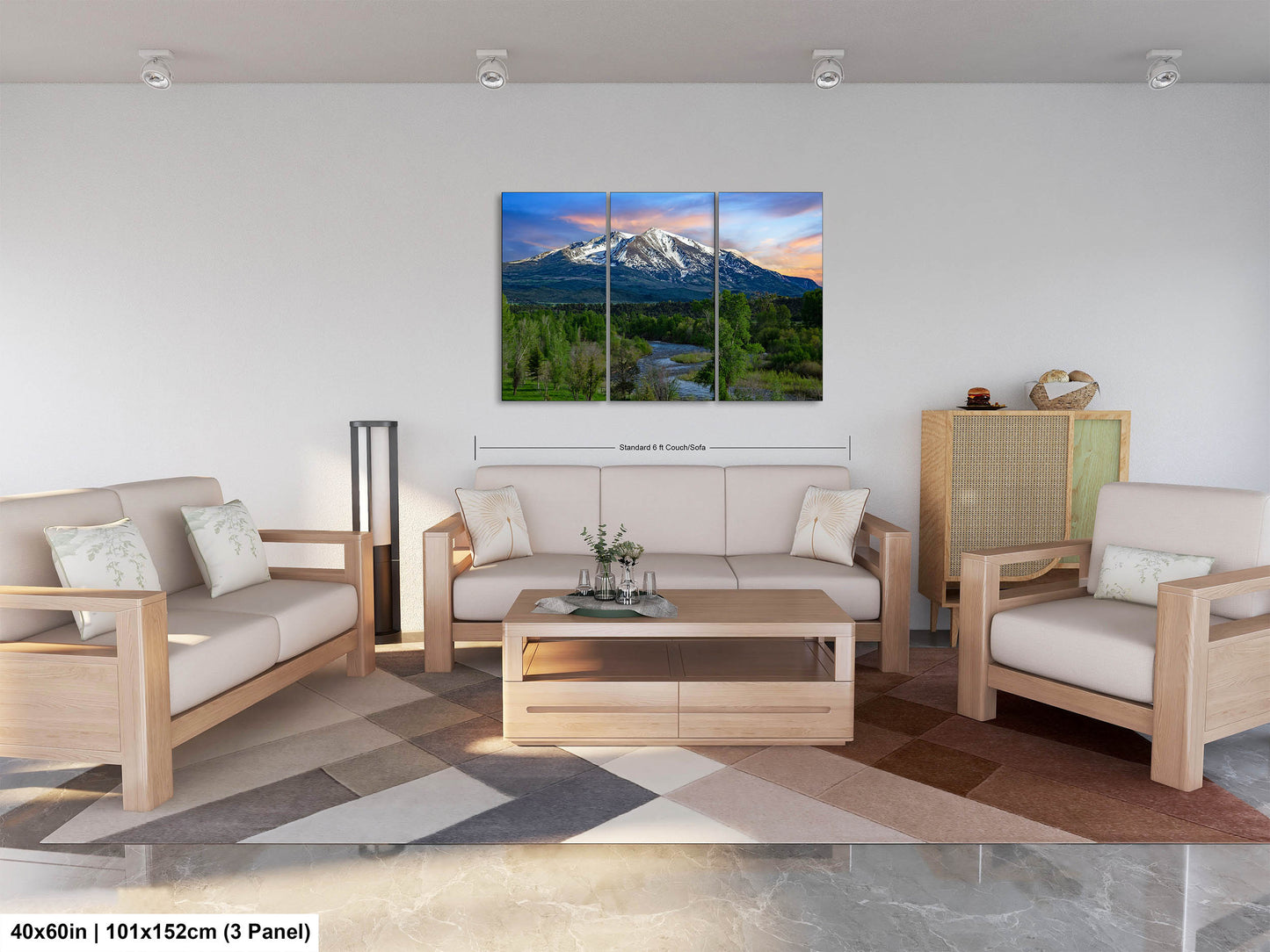 Mt. Sopris landscape picture, Aspen Colorado, Carbondale Colorado, Mount Sopris, Colorado wall art, mountain wall art, man cave art