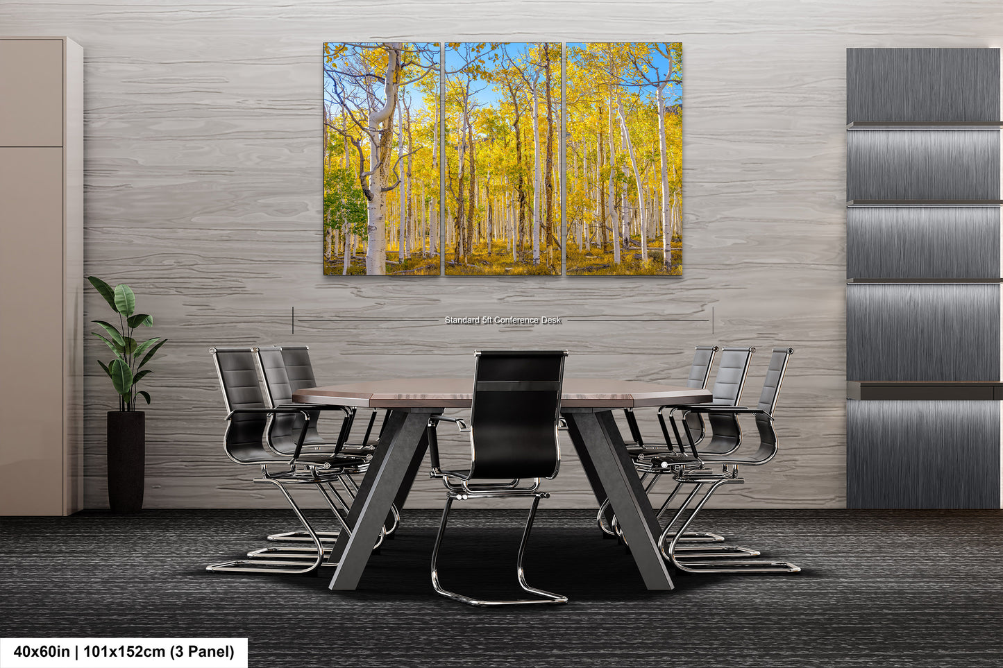 Fall Aspen Trees Wall Art, Pando / Birch Tree / Large Forest Print Nature / Canvas Wall Decor / Acrylic / Metal / Photography