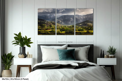 Clearing Storm over Mountain Valley / Sunland-Tujunga /  large canvas wall art