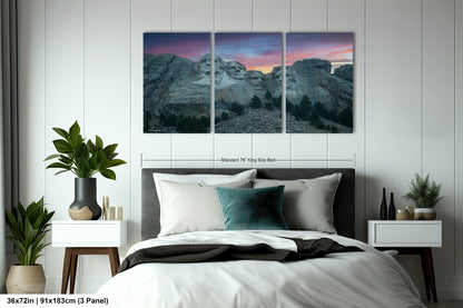 Mt. Rushmore national monument, Mount Rushmore, South Dakota picture, Black Hills wall art, Mt. Rushmore picture, sunset in black hills