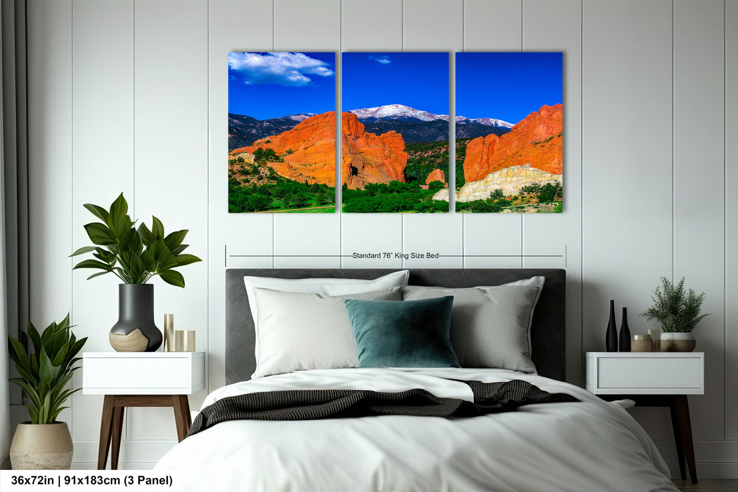 Garden of the god's picture, Pikes Peak print, Colorado Springs canvas, Colorado Springs wall art, 