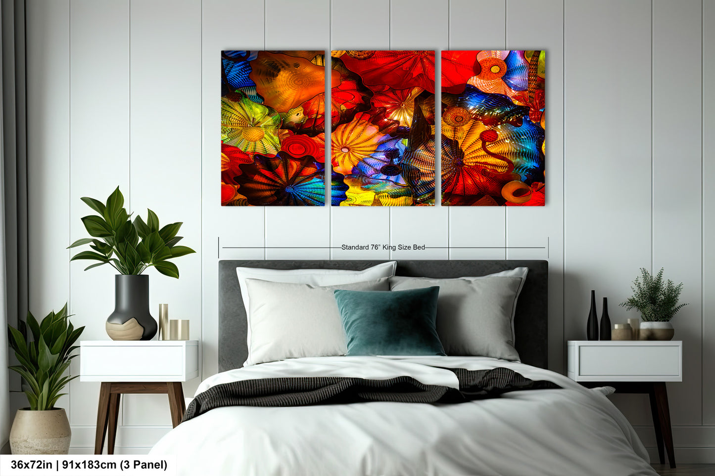 Color Glass Flowers Print, Chihuly Glass Wall Art, Home Decoration, House Warming Gift, Interior Design Ideas, Abstract Art, Urban Art