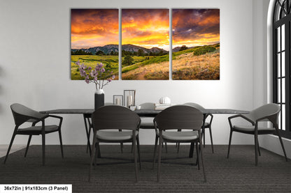 Boulder Flatirons Sunset, Photo, Wall Art, Boulder, Colorado, Canvas Print, Wall Decor, Metal Print, CU Buffs, Mountains