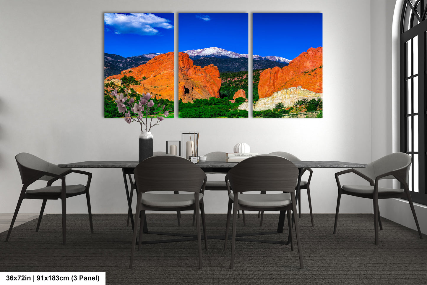 Garden of the god's picture, Pikes Peak print, Colorado Springs canvas, Colorado Springs wall art, 