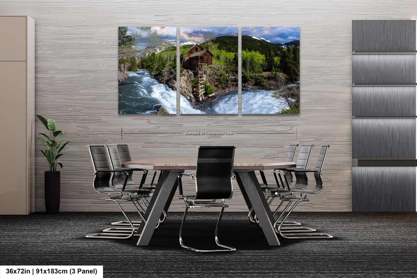 Crystal Mill landscape picture, Aspen Colorado, Carbondale Colorado, Crystal Mill in spring, Colorado wall art, mountain wall art, man cave