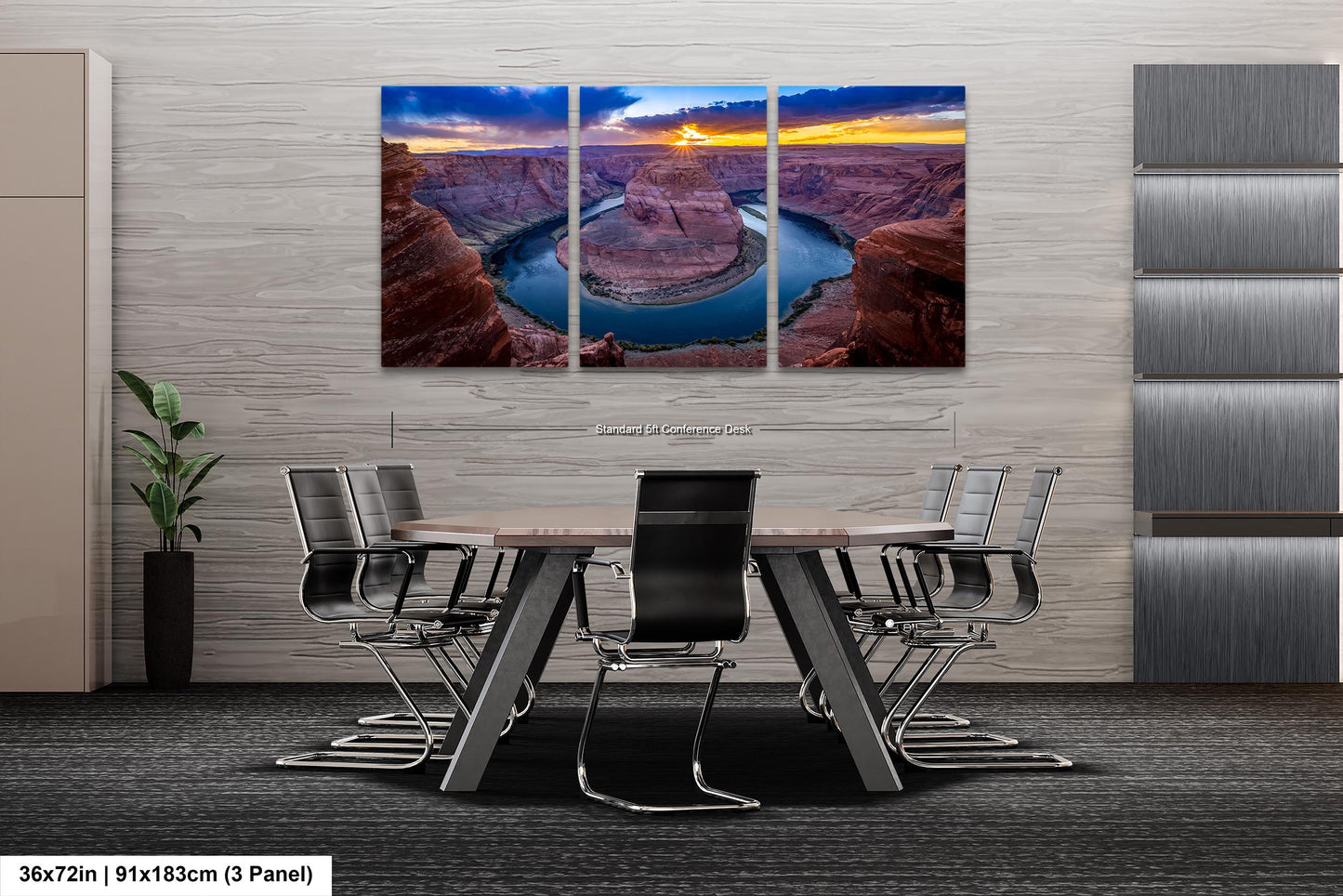 Sunset at Horseshoe Bend, Page, Arizona Fine art Canvas/Metal/Acrylic/Photo Print Wall Art Office Home Decorations Ready to hang