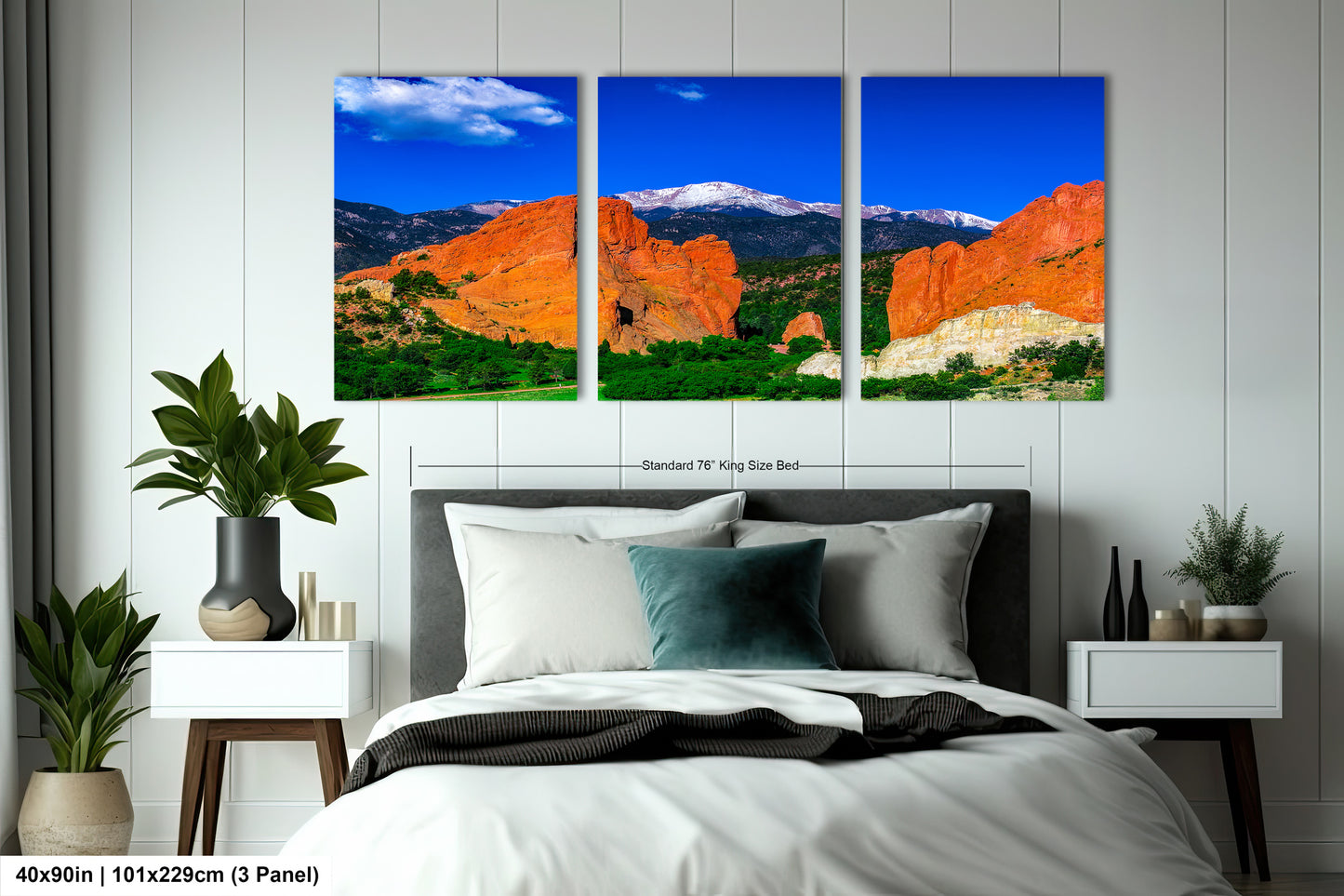 Garden of the god's picture, Pikes Peak print, Colorado Springs canvas, Colorado Springs wall art, 