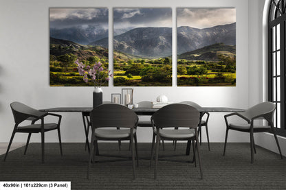 Clearing Storm over Mountain Valley / Sunland-Tujunga /  large canvas wall art