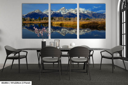 Grand Teton art, Wyoming art, Tetons canvas, Teton National park, Yellowstone national park, Grand Tetons photography, mountain wall art