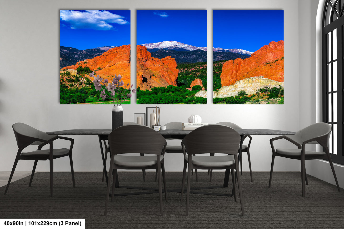 Garden of the god's picture, Pikes Peak print, Colorado Springs canvas, Colorado Springs wall art, 