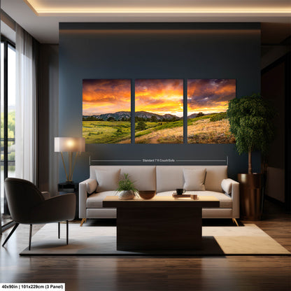 Boulder Flatirons Sunset, Photo, Wall Art, Boulder, Colorado, Canvas Print, Wall Decor, Metal Print, CU Buffs, Mountains