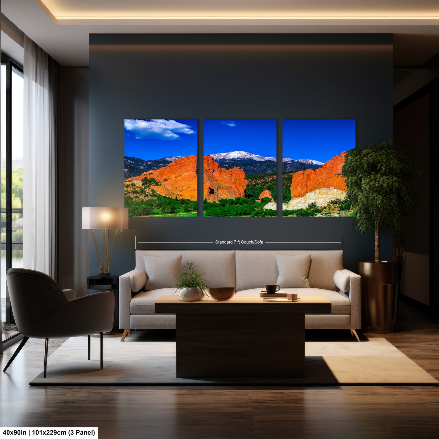 Garden of the god's picture, Pikes Peak print, Colorado Springs canvas, Colorado Springs wall art, 