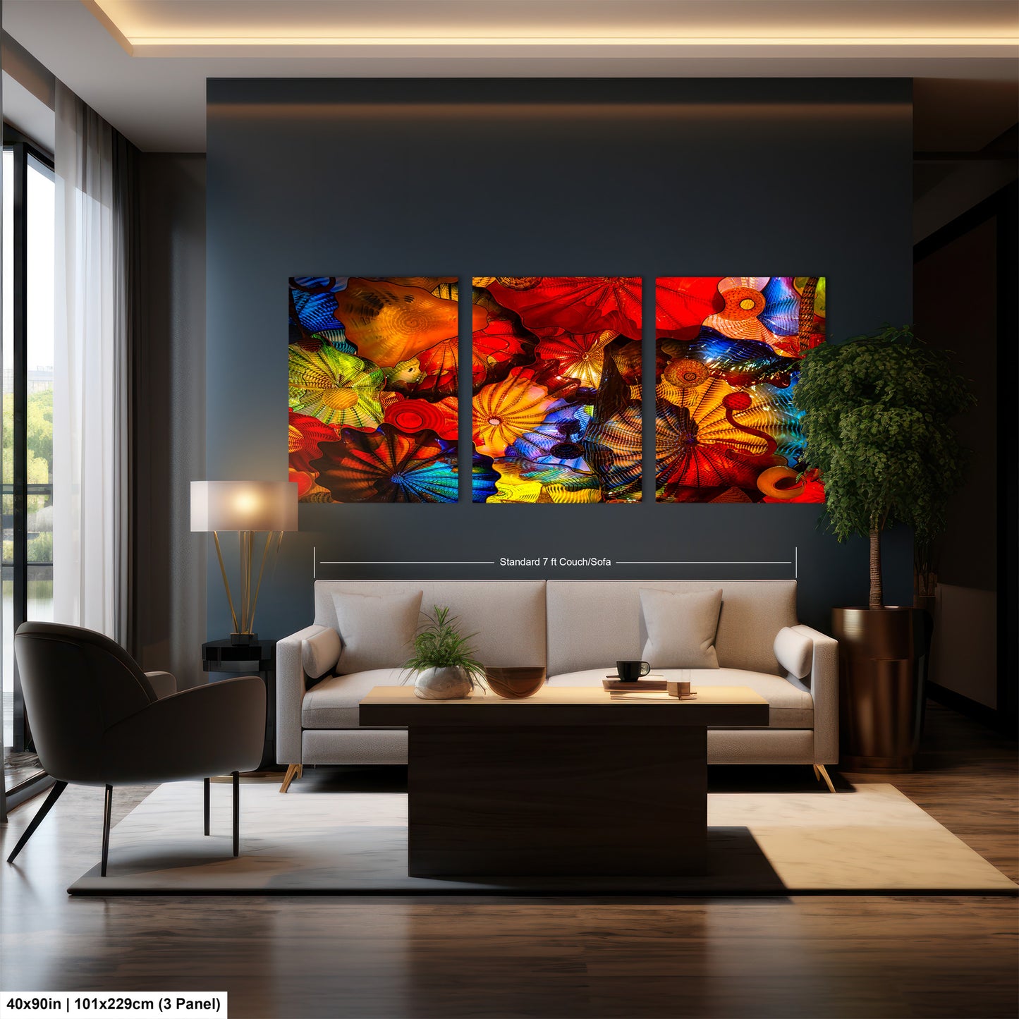 Color Glass Flowers Print, Chihuly Glass Wall Art, Home Decoration, House Warming Gift, Interior Design Ideas, Abstract Art, Urban Art
