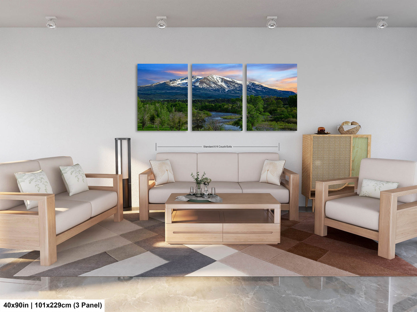 Mt. Sopris landscape picture, Aspen Colorado, Carbondale Colorado, Mount Sopris, Colorado wall art, mountain wall art, man cave art