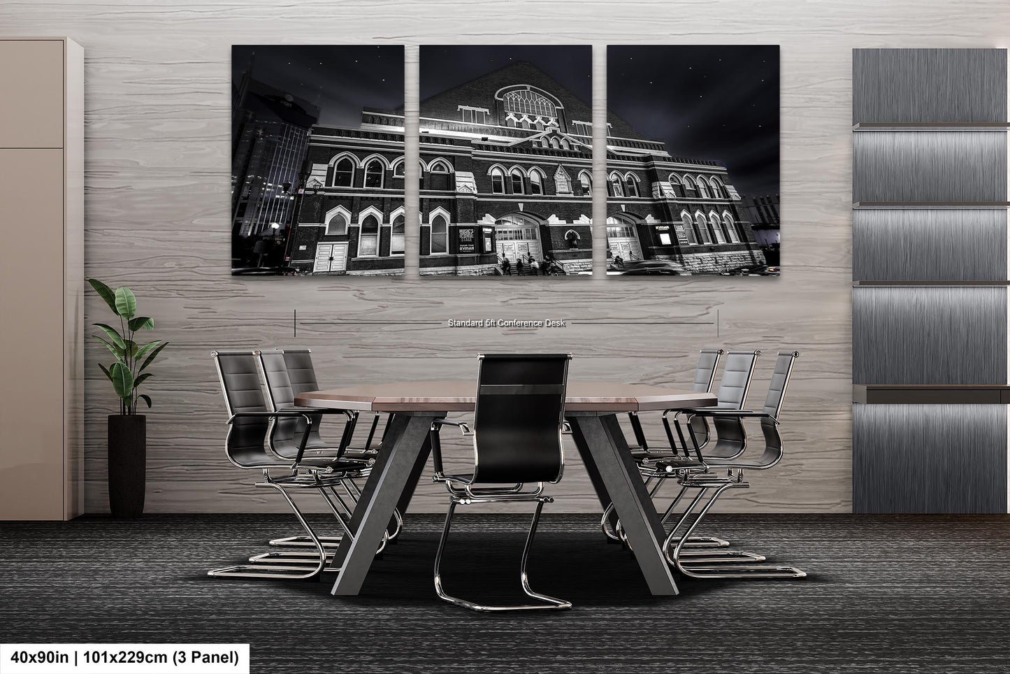 Ryman auditorium downtown Nashville, Home of the Grand Ole Opry in Black & white, Nashville wall art, country music fan gift, Dolly Parton