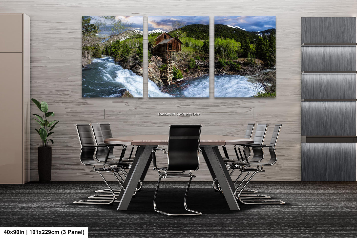 Crystal Mill landscape picture, Aspen Colorado, Carbondale Colorado, Crystal Mill in spring, Colorado wall art, mountain wall art, man cave