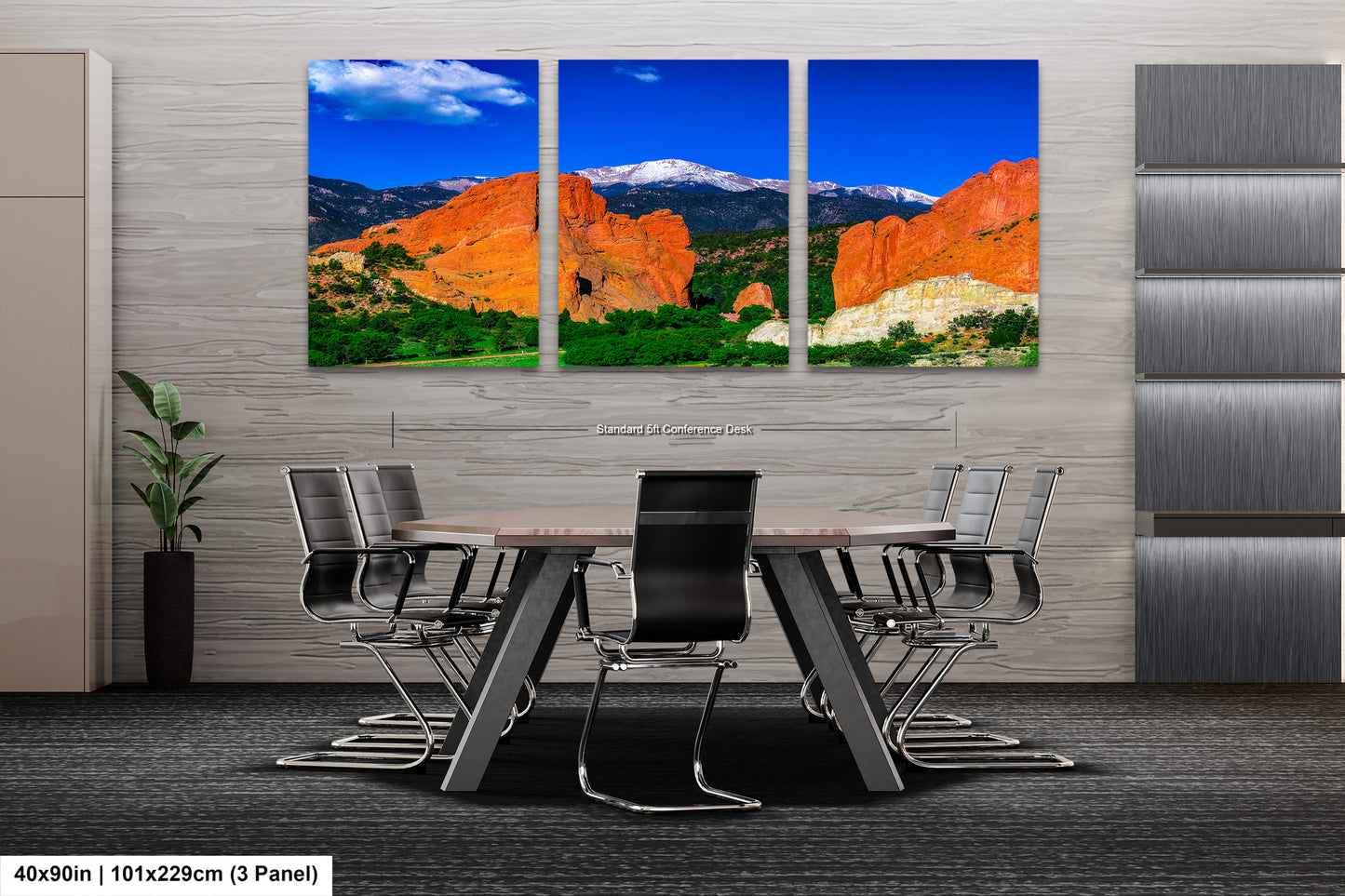 Garden of the god's picture, Pikes Peak print, Colorado Springs canvas, Colorado Springs wall art, 