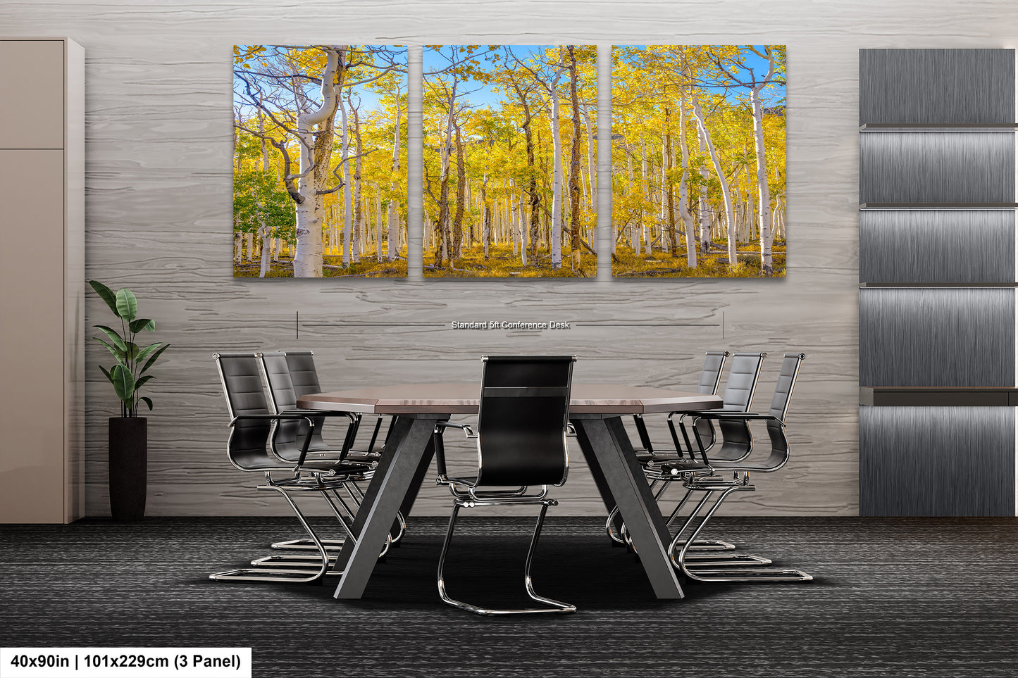 Fall Aspen Trees Wall Art, Pando / Birch Tree / Large Forest Print Nature / Canvas Wall Decor / Acrylic / Metal / Photography