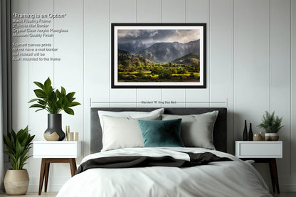 Clearing Storm over Mountain Valley / Sunland-Tujunga /  large canvas wall art