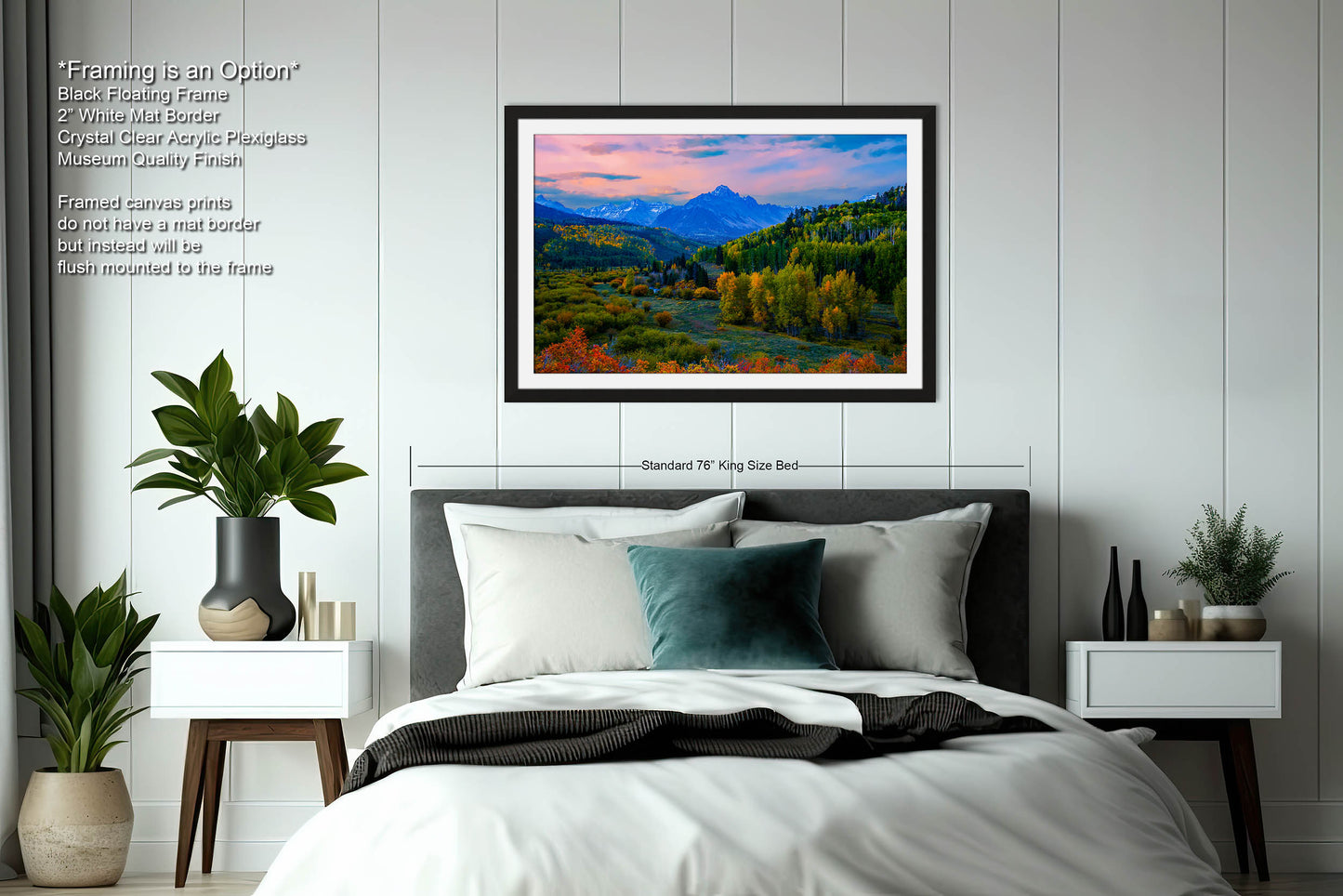 San Juan mountains, Rocky Mountain photo, 3 piece wall art, fall colors, Mt. Sneffels, extra large canvas wall art, autumn colors