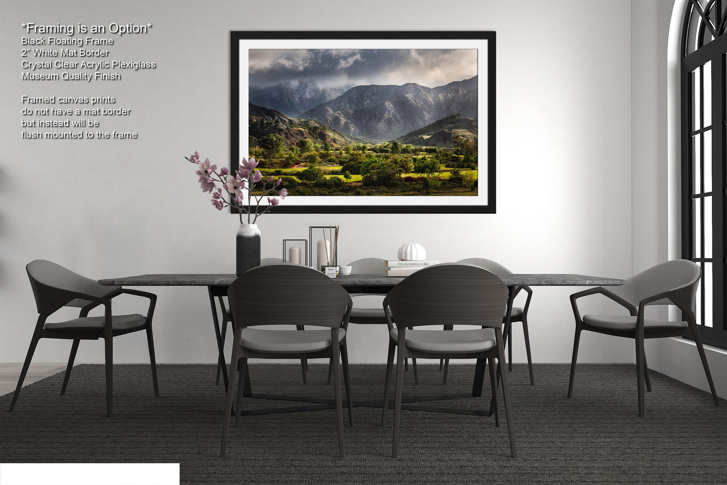 Clearing Storm over Mountain Valley / Sunland-Tujunga /  large canvas wall art