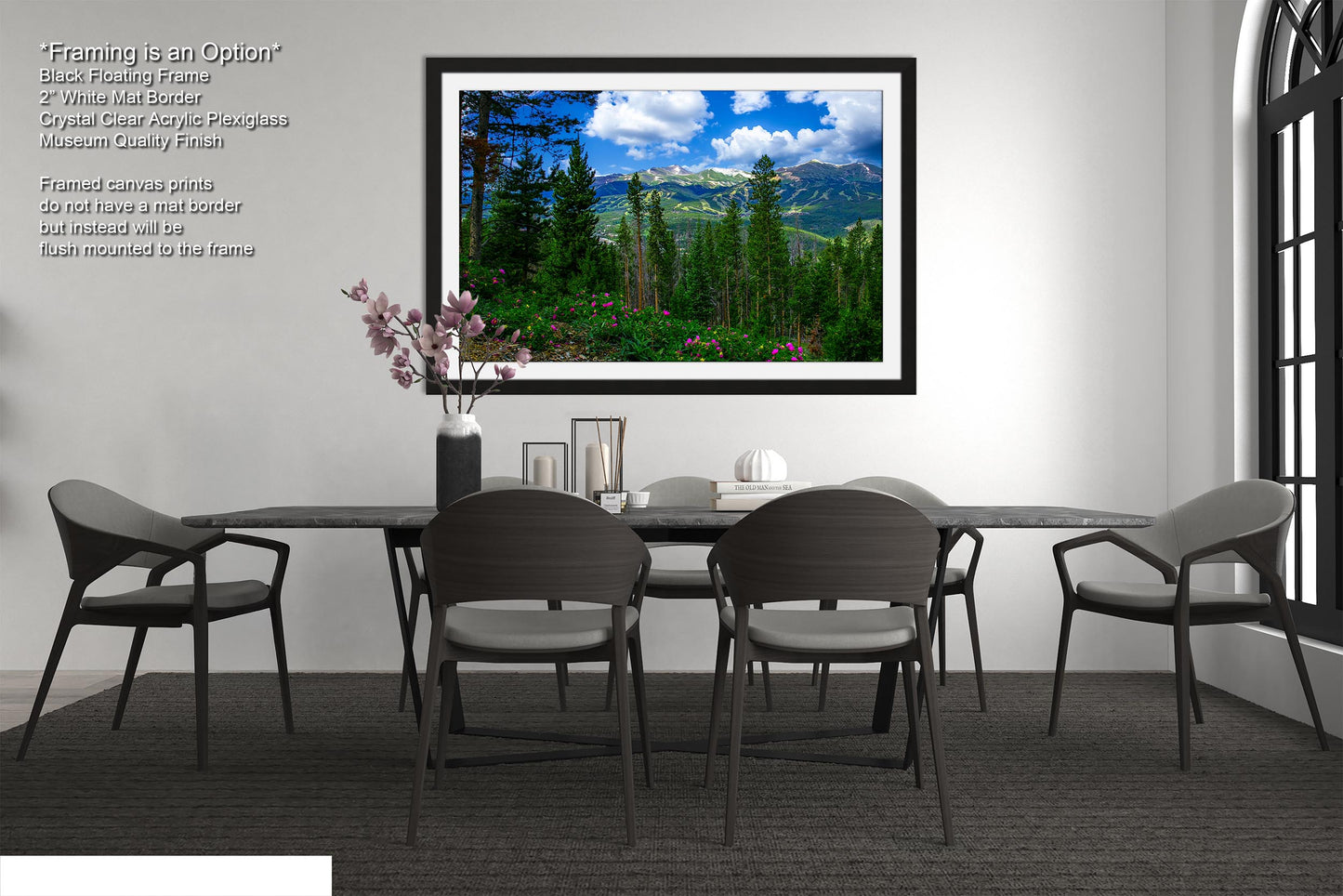 Breckenridge Colorado summertime picture, Breckenridge wall art, wildflowers of Colorado, mountain wall art, extra large wall art