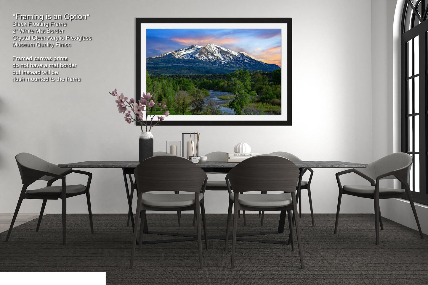 Mt. Sopris landscape picture, Aspen Colorado, Carbondale Colorado, Mount Sopris, Colorado wall art, mountain wall art, man cave art